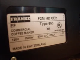 SOLD: Franke Flair Espresso & Coffee Machine