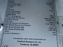 SOLD: 2019 Diedrich IR 1 roaster. $10,500