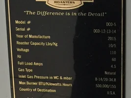FOR SALE- Diedrich Catalytic Oxidizer