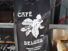 Hello from Colombia, Delgus Coffee 100% Organic