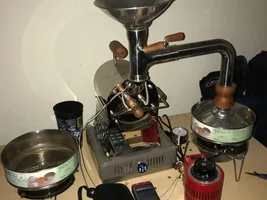 SOLD: Huky 500T with Variac and green coffee $1100
