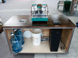 SOLD: Mobile espresso cart and equipment