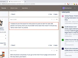Coffee Forums Site Upgrade