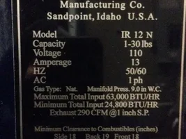 SOLD:  Diedrich IR 12