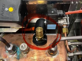 Brand New Astoria AL steamer spitting water from boiler