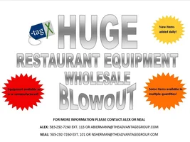 Huge equipment sale!