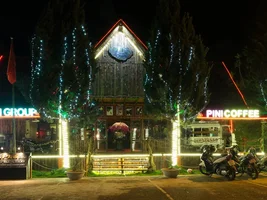 Pini coffee  shop- premium aroma conquers all your senses at da lat, viet nam, asia