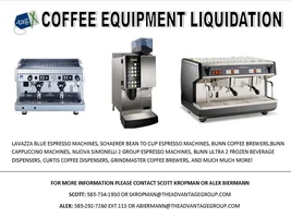 Coffee Equipment Liquidation Sale