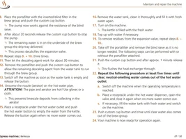 Descaling questions - Belleza Bellona DB machine