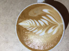 Home "barista's" latte art