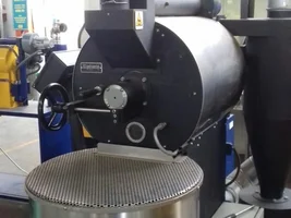 Petroncini TT8/10 10 kg gas batch roaster for sale (black/stainless steel)