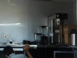 Mounting equipment in coffee truck