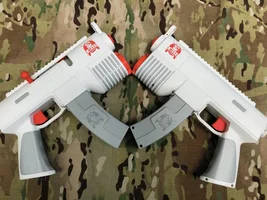 Novelty gun K-Cup pod dispenser